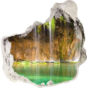 Díra 3D ve zdi nálepka Plitvická jezera nd-p-47053009