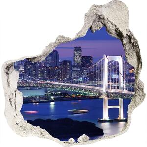 Fototapeta díra na zeď 3D Most v Tokiu nd-p-46506945