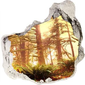 Díra 3D ve zdi nálepka Deštný prales nd-p-49624439