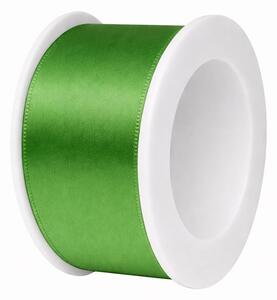 Stuha saténová zelená 40mm x 3m (8,-Kč/m)