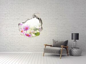 Samolepící díra na stěnu Květiny na louce nd-p-49015861