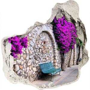 Fototapeta díra na zeď 3D Romantické uličky nd-p-50635038
