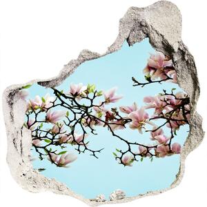 Samolepící díra nálepka Květy magnolie nd-p-52445180