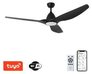 ZEVENTI - LED Stropní ventilátor URBINO LED/20W/230V Wi-Fi Tuya černá + DO