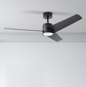 ZEVENTI - LED Stropní ventilátor ORVIETO LED/18W/230V Wi-Fi Tuya černá + DO