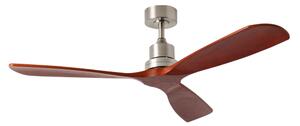 ZEVENTI - Stropní ventilátor LIONI Wi-Fi Tuya chrom/dub + DO
