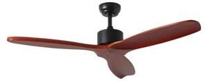 ZEVENTI - Stropní ventilátor CUENCA Wi-Fi Tuya černá/dub + DO