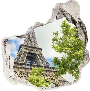 Fototapeta díra na zeď 3D Eiffelova věž Paříž nd-p-57097253
