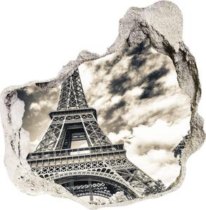 Fototapeta díra na zeď 3D Eiffelova věž Paříž nd-p-57669652