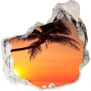 Nálepka fototapeta 3D Západ slunce pláž nd-p-60014664