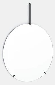 Kulaté nástěnné zrcadlo Ø70 cm "Black" MOEBE