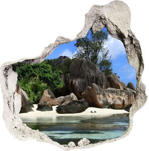 Nálepka fototapeta 3D výhled Seychely panorama nd-p-61342211