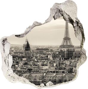 Fototapeta díra na zeď 3D Eiffelova věž Paříž nd-p-62561428