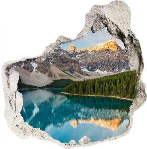 Samolepící díra na stěnu Jezero v horách nd-p-63212991