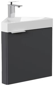 KOUPELNA PRO HOSTY, barvy grafitu, 52,3 cm MID.YOU - Koupelnové série, Online Only