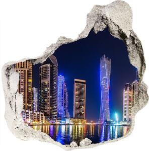 Nálepka fototapeta 3D výhled Dubaj noc nd-p-64879724