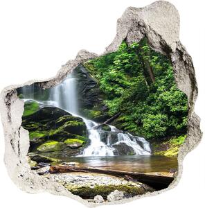 Nálepka fototapeta 3D výhled Vodopád v lese nd-p-65742204