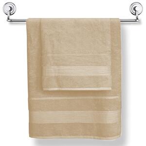 Bambusový ručník Moreno kapučíno béžová 50x90 cm