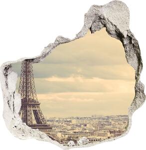Fototapeta díra na zeď 3D Eiffelova věž Paříž nd-p-67211214
