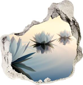 Samolepící díra na stěnu Květy lotosu nd-p-68298321