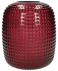 Animadecor Váza skleněná Burgundy oválná