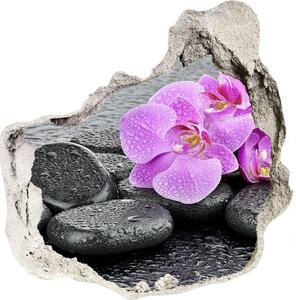 Samolepící díra na stěnu Orchidej kamení nd-p-69189175