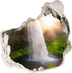 Nálepka fototapeta 3D výhled beton Vodopád nd-p-69988477