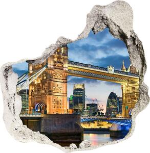 Fototapeta díra na zeď 3D Tower bridge Londýn nd-p-70326828
