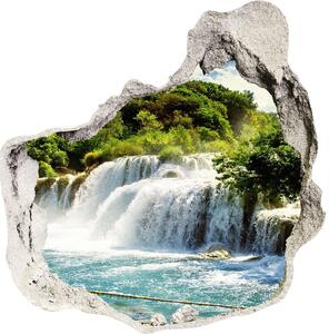 Nálepka fototapeta 3D výhled Vodopád Krka nd-p-71335224