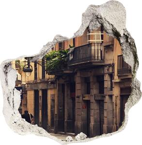 Fototapeta díra na zeď 3D Ulice Barcelony nd-p-72532408
