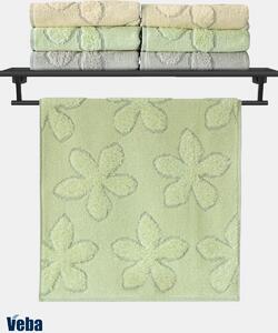 Luxusní ručník VEBA Primavera zelený zelená 50x100 cm