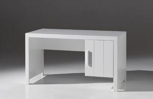Bílý lakovaný psací stůl Vipack Erik 137 x 70 cm
