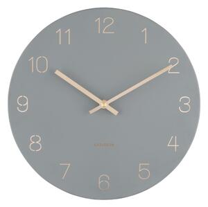 KARLSSON Nástěnné hodiny Charm šedá ∅ 30 × 3,5 cm