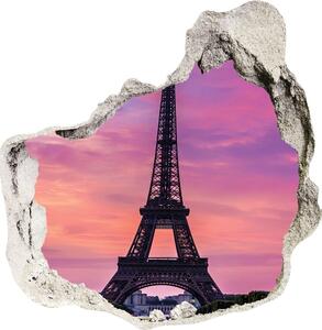 Fototapeta díra na zeď 3D Eiffelova věž Paříž nd-p-74472926