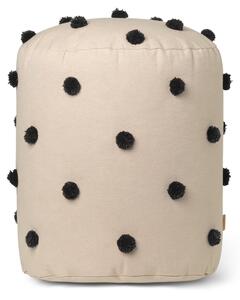 Pouf Dot Tufted "Sand / Black" ferm LIVING