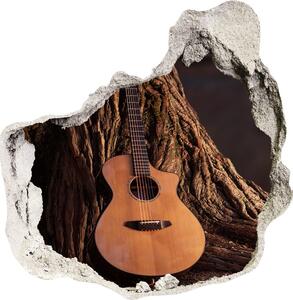 Fotoobraz díra na stěnu Akustická kytara nd-p-75669233