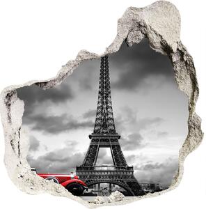 Fototapeta díra na zeď 3D Eiffelova věž Paříž nd-p-76327230