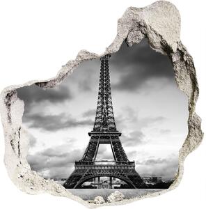Fototapeta díra na zeď 3D Eiffelova věž Paříž nd-p-76327213