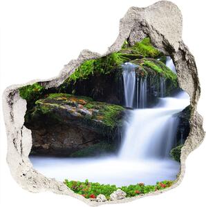 Nálepka fototapeta 3D výhled Vodopád v lese nd-p-76241598