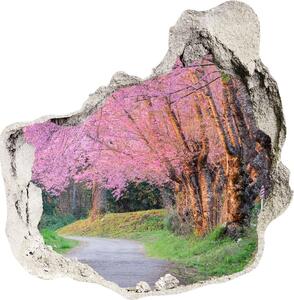 Nálepka fototapeta 3D výhled Květy višně nd-p-77554228