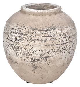Animadecor Váza šedá kamenina 29 cm