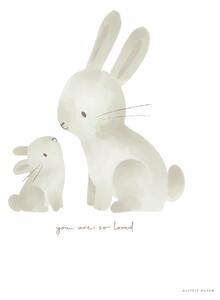 Little Dutch Plakát A3 Baby Bunny 30 x 42 cm