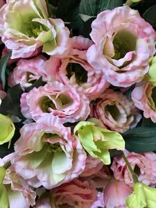 Animadecor Umělá květina - Eustoma jícnovka růžová 65cm