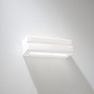 VEGA LINE Nástěnné keramické světlo, bílá SL.0231 - Sollux