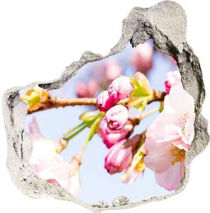 Samolepící díra na stěnu Květy višně nd-p-81280422