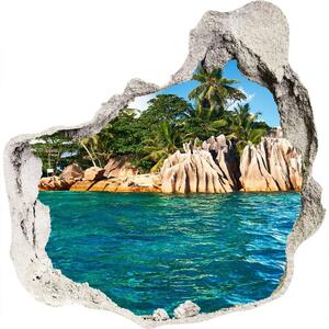 Nálepka fototapeta 3D výhled Tropický ostrov nd-p-82172236