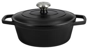 Silvercrest® Litinový hrnec Premium, Ø 25 cm (černá) (100409461001)