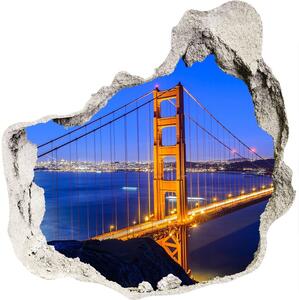Fototapeta díra na zeď 3D Most San Francisco nd-p-83013972