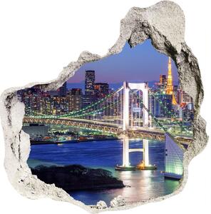 Fototapeta díra na zeď 3D Most v Tokiu nd-p-83069808