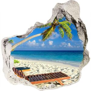 Nálepka fototapeta 3D výhled Tropická pláž nd-p-83358985